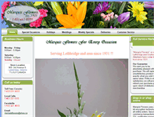 Tablet Screenshot of marquisflowers.com